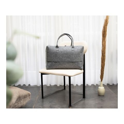 Bolsa de fieltro RPET Savannah gris | sin montaje de publicidad | no disponible | no disponible