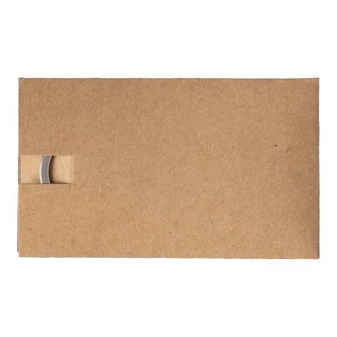 Llavero de zinc y bambú Angelika marrón | sin montaje de publicidad | no disponible | no disponible