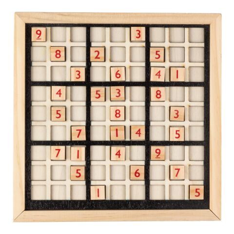Juego de sudoku de madera Christa marrón | sin montaje de publicidad | no disponible | no disponible