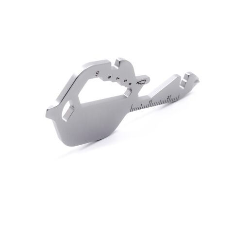 Herramienta multiusos BrandCharger Kee plata | sin montaje de publicidad | no disponible | no disponible