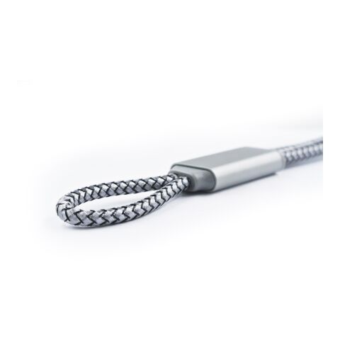 Cable de carga BrandCharger Trident 2 gris | sin montaje de publicidad | no disponible | no disponible