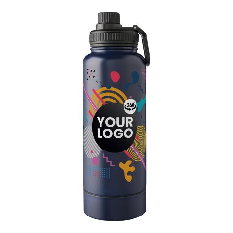 Bidón termo de acero inox. Nathaniel azul | sin montaje de publicidad | no disponible | no disponible