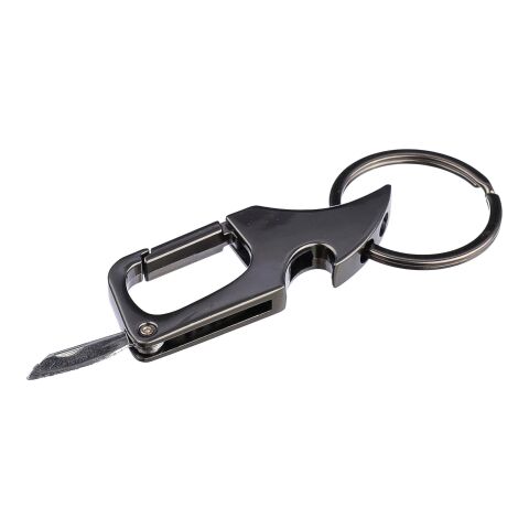 Llavero multiherramientas de metal con mosquetón Bella gris | sin montaje de publicidad | no disponible | no disponible