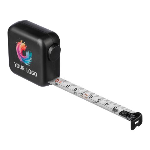 Flexómetro de ABS Diane negro | sin montaje de publicidad | no disponible | no disponible