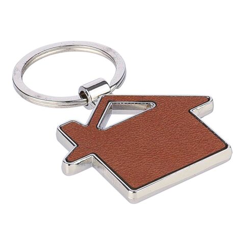 Llavero de cuero reciclado Jim marrón | sin montaje de publicidad | no disponible | no disponible