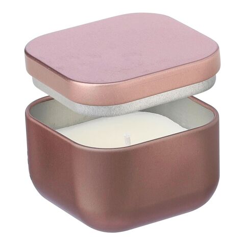 Tarro de metal con vela Laurie plata | sin montaje de publicidad | no disponible | no disponible