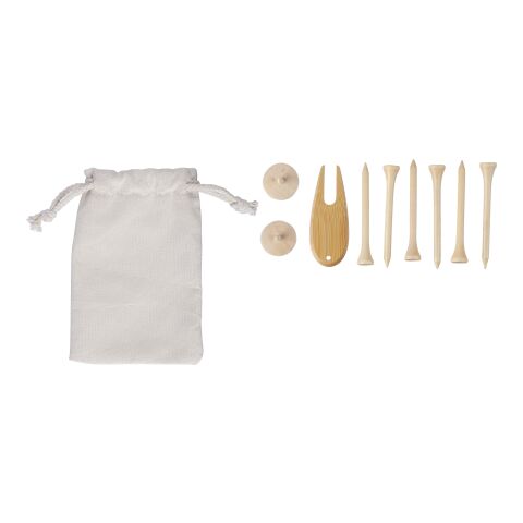 Tees de golf de madera Nyssa marrón | sin montaje de publicidad | no disponible | no disponible