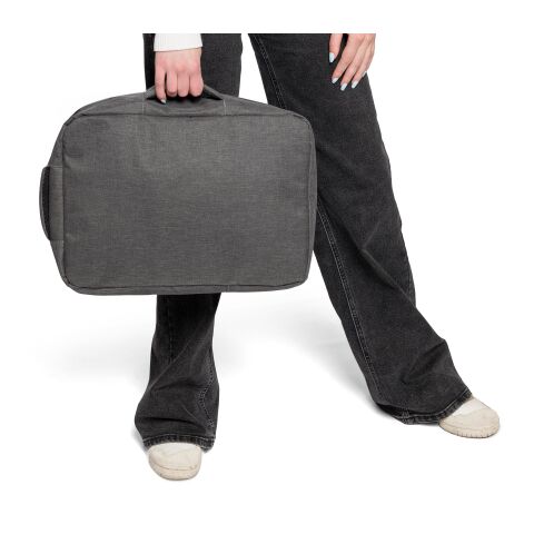 Mochila para pc de poliéster rPET Eulalia gris | sin montaje de publicidad | no disponible | no disponible