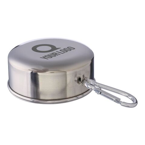 Vaso plegable de acero inox. Annette plata | sin montaje de publicidad | no disponible | no disponible