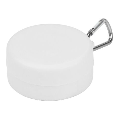 Vaso plegable de 220 ml blanco | sin montaje de publicidad | no disponible | no disponible