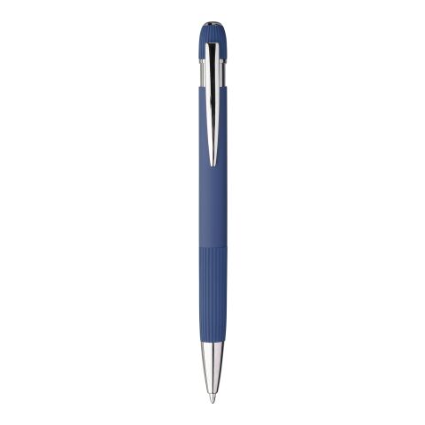 Set de cuaderno de PU reciclado (A5) y bolígrafo Tarek azul