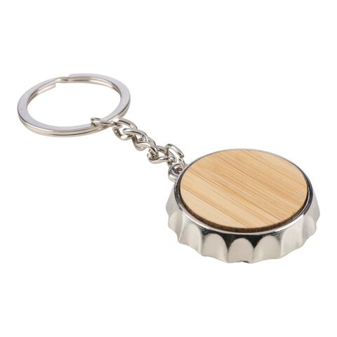 Llavero y abridor de aleación de zinc Finn marrón | sin montaje de publicidad