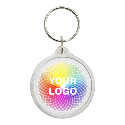 Llavero redondo para papel transparente | sin montaje de publicidad | no disponible | no disponible