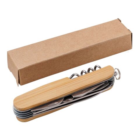 Multiherramienta de bambú marrón claro | sin montaje de publicidad | no disponible | no disponible
