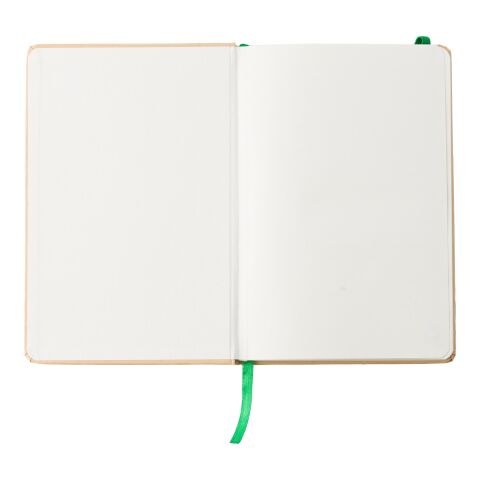 Cuaderno de papel reciclado (A5) Gianni verde lima | sin montaje de publicidad | no disponible | no disponible