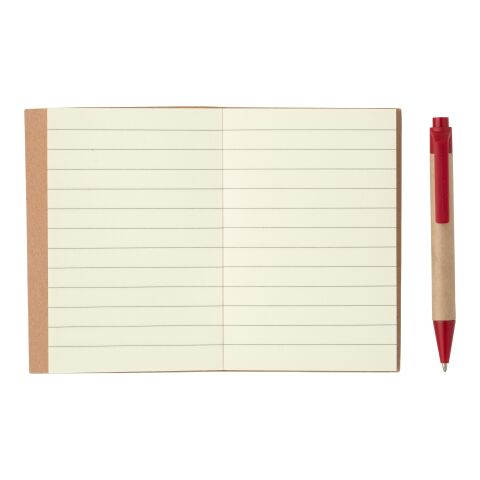 Bloc de notas de cartón Cooper rojo | sin montaje de publicidad | no disponible | no disponible