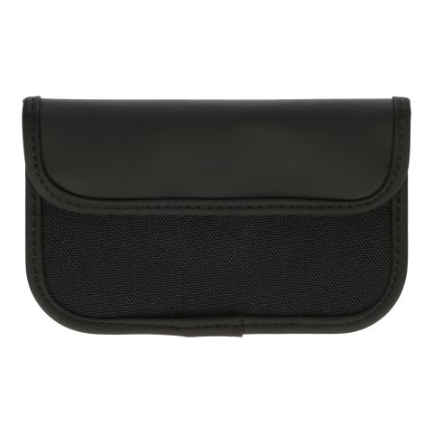 Funda reciclada para llaves y tarjetas Ripple negro | sin montaje de publicidad | no disponible | no disponible