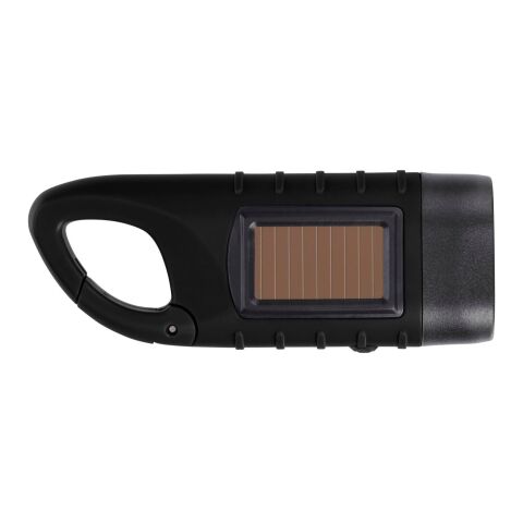 Linterna solar Kano | Reciclada negro