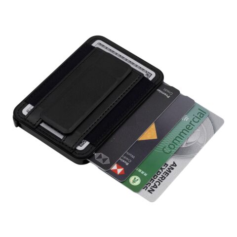 Tarjetero BrandCharger Wally Stand Pro | Reciclado negro