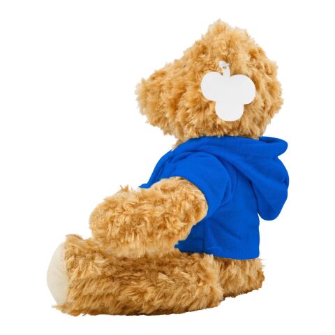 Oso de peluche con capucha azul