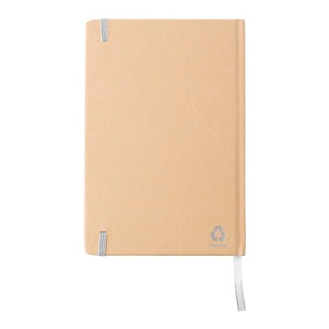 Cuaderno de papel reciclado (A5) Gianni blanco