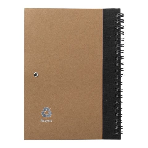 Libreta de cartón reciclado Stella negro