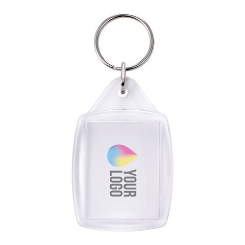 Llavero para insertar papel transparente