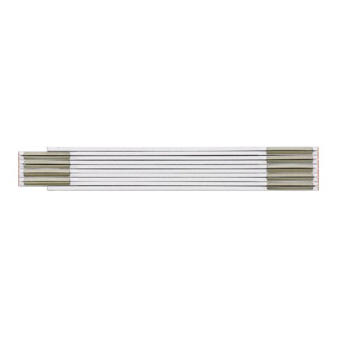 Regla plegable de madera Stabila blanco
