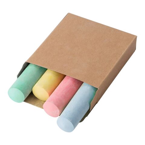 Juego de tizas para el suelo. marrón