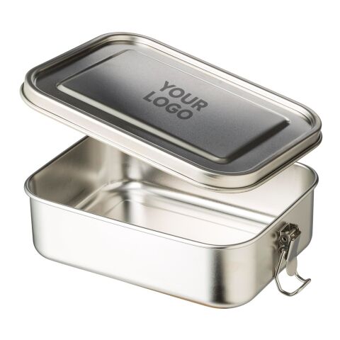 Fiambrera de acero inox. Kasen plata