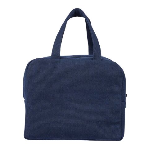 Bolsa nevera de polialgodón reciclado Elowen azul