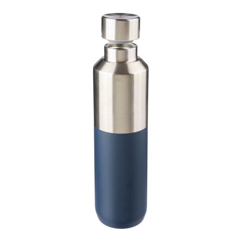 Botella termo de acero inox. reciclado (600 ml) Esen azul