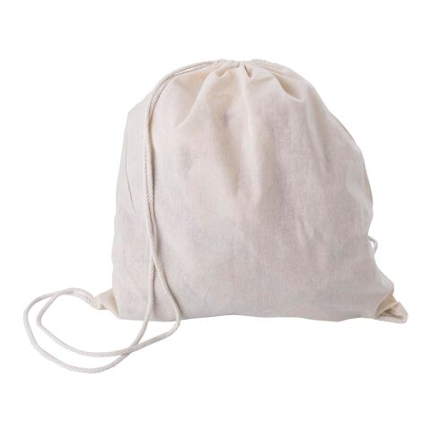 Mochila de algodón beige
