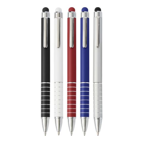 Bolígrafo de aluminio lacado con mecanismo de giro. Tinta azul rojo | sin montaje de publicidad | no disponible | no disponible