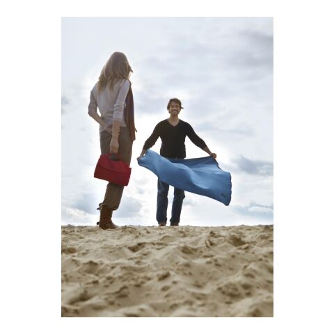 Manta de viaje en fibra polar azul | sin montaje de publicidad | no disponible | no disponible