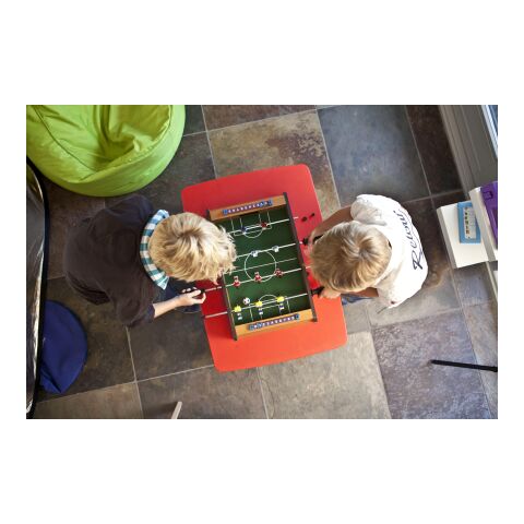 Mini Futbolín de madera colorido | sin montaje de publicidad | no disponible | no disponible