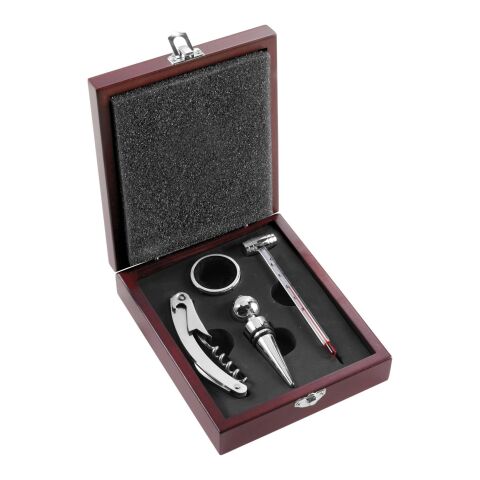 Elegante set de vino marrón | sin montaje de publicidad | no disponible | no disponible