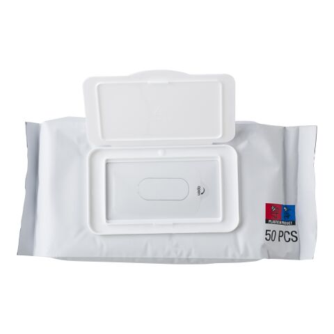 50 toallitas desinfectantes blanco | sin montaje de publicidad | no disponible | no disponible