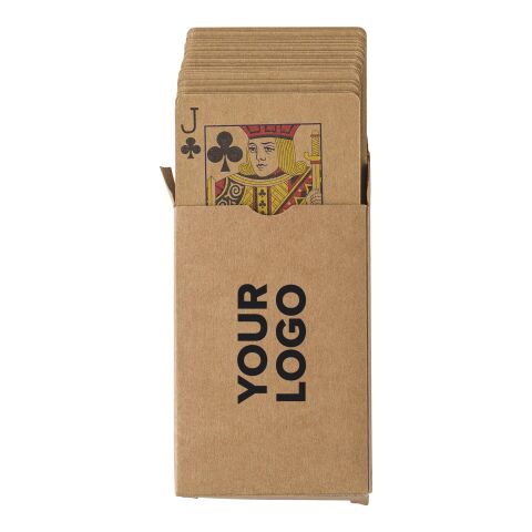 Naipes de papel reciclado marrón | sin montaje de publicidad | no disponible | no disponible