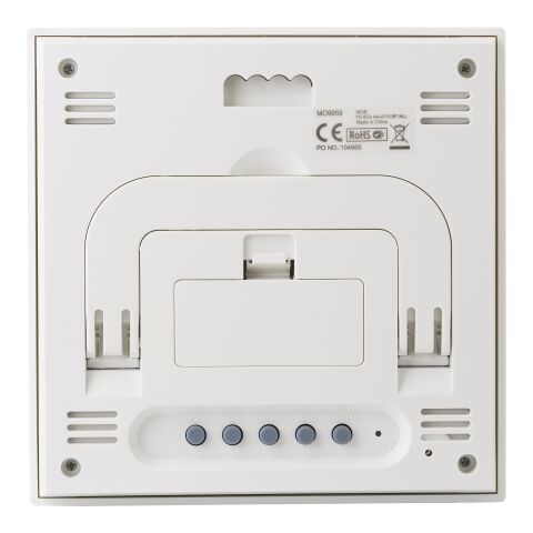 Estación meteorológica de bambú marrón claro | sin montaje de publicidad | no disponible | no disponible