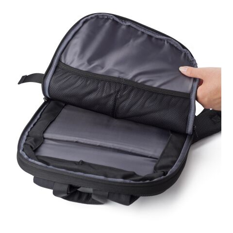 Mochila de poliéster (600D) &#039;Paul&#039; negro | sin montaje de publicidad | no disponible | no disponible