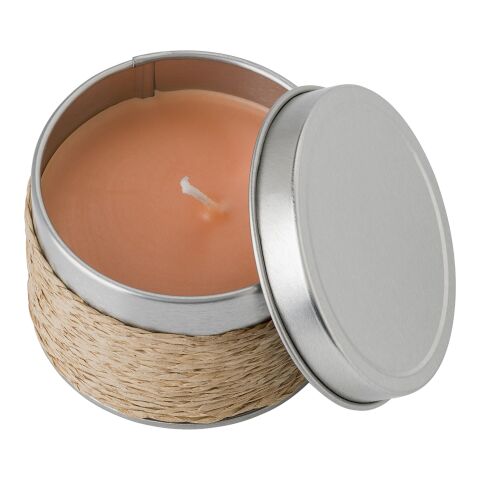 Vela perfumada en cajita blanco | sin montaje de publicidad | no disponible | no disponible