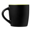 Taza de cerámica "Riviera" Estándar | Negro intenso-Lima | sin montaje de publicidad | no disponible | no disponible