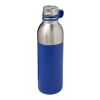 Botella deportiva de cobre con aislamiento al vacío de 590 ml "Koln" Estándar | Azul | sin montaje de publicidad | no disponible | no disponible