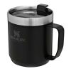 Taza de campamento de 350&nbsp;ml "Stanley Classic" Estándar | Negro intenso | sin montaje de publicidad | no disponible | no disponible