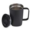 Taza reciclada RCS de Aviana™ Rowan de 450 ml negro | sin montaje de publicidad | no disponible | no disponible