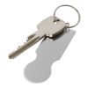 Llavero para carrito de la compra "Rhea" Estándar | Plateado | sin montaje de publicidad | no disponible | no disponible