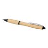 Bolígrafo de bambú "Nash" Estándar | Natural-Negro intenso | sin montaje de publicidad | no disponible | no disponible