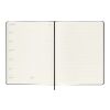 Agenda semanal XL de 12 meses con tapa dura "Moleskine" Estándar | Negro intenso | sin montaje de publicidad | no disponible | no disponible
