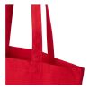 Bolsa Tote de 11 l con fondo ancho algodón orgánico OCS de 180&nbsp;g/m² "Odisha" Rojo